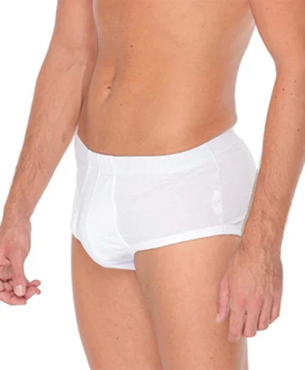 Slip combed. White for man