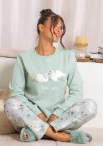 ⁦بيجاما شتوى حريمي 5008⁩ - الصورة ⁦2⁩