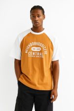 Men's Cotton T-Shirt Gray Over Size-169