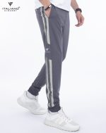 Plain Men's Sweatpants-Gray-125