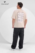 ⁦تي شيرت قطن رجالي أوفر سايز-133⁩ - الصورة ⁦3⁩