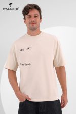 تي شيرت قطن رجالي أوفر سايز-133