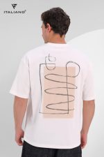 ⁦تي شيرت قطن رجالي أوفر سايز-132⁩ - الصورة ⁦2⁩