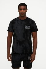 Men's Short Pajama Set- Black