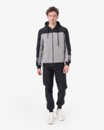 Robust Soft Track Suit-Black-gray-23029