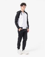 Robust Soft Track Suit-Black-white-23047 - Image 5