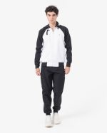 Robust Soft Track Suit-Black-white-23047