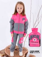 Girl's Winter Pajama Set-4008 - Image 3